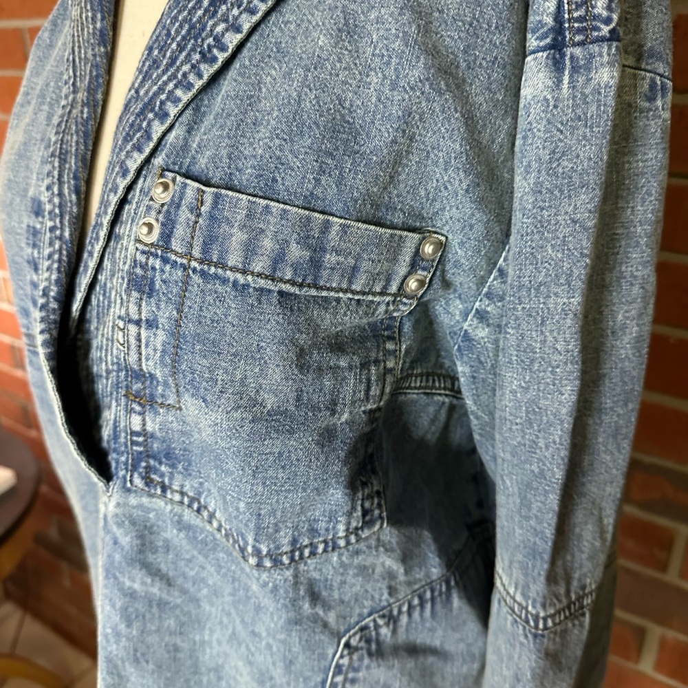 We The Free Denim Button Down Shirt